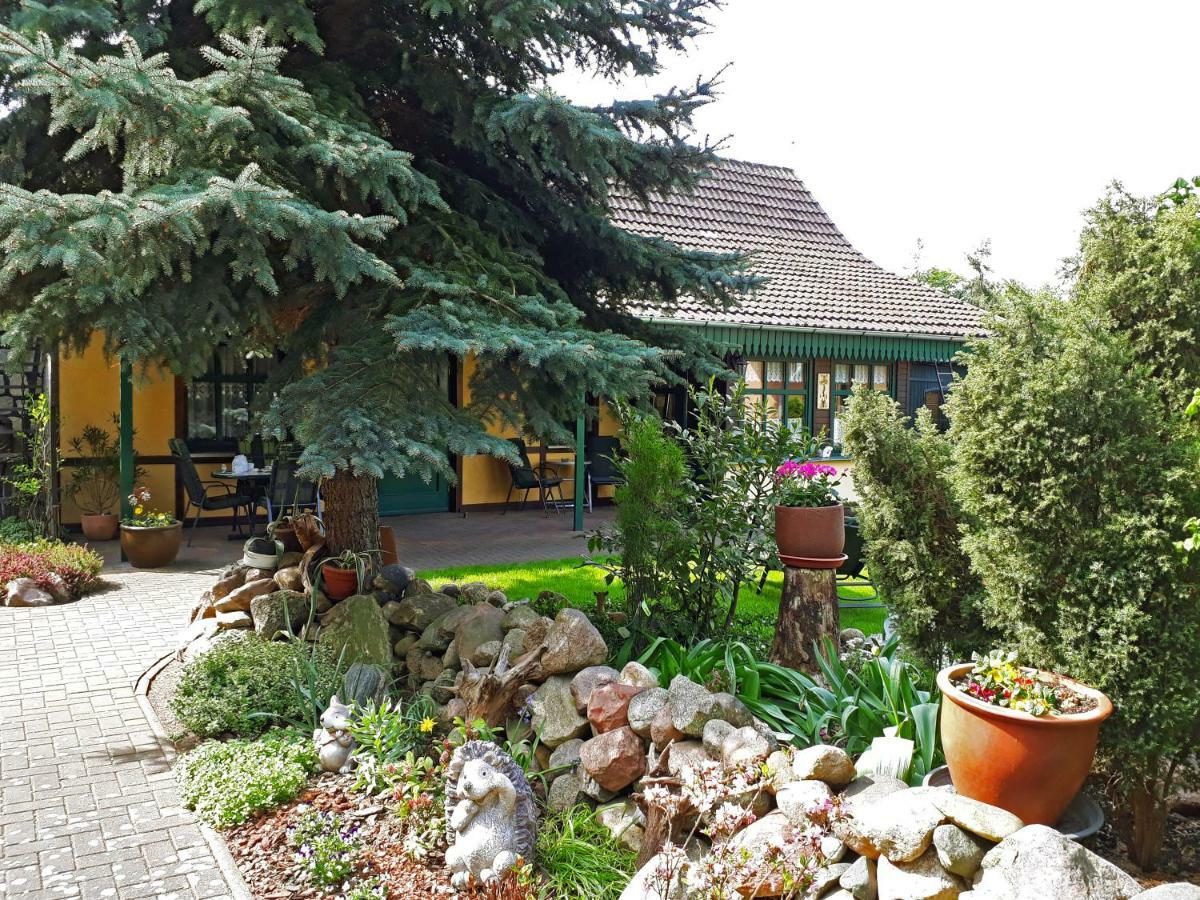 Pension Zum Weissen Hirsch Reitwein Luaran gambar