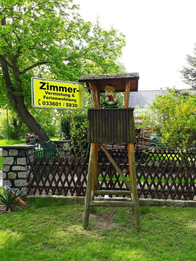 Pension Zum Weissen Hirsch Reitwein Luaran gambar